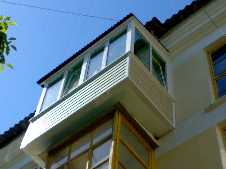 как увеличить балкон