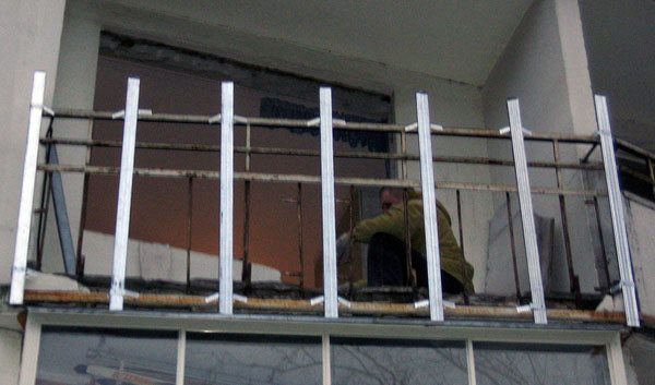 ограждения металлические балконов