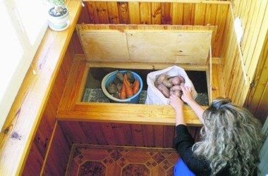 погреб на балконе