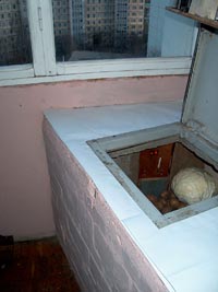 погребок на балконе