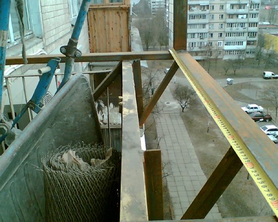 ремонт балкон
