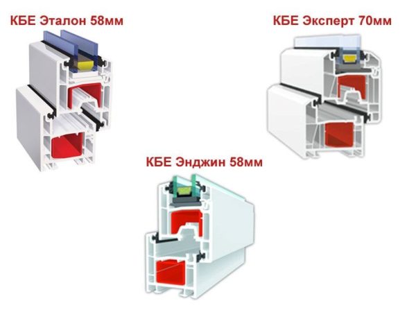 Сравнение профилей разной ширины от КБЕ