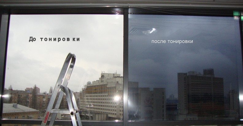 тонировка балконов
