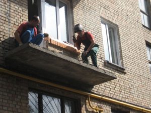 увеличение балкона
