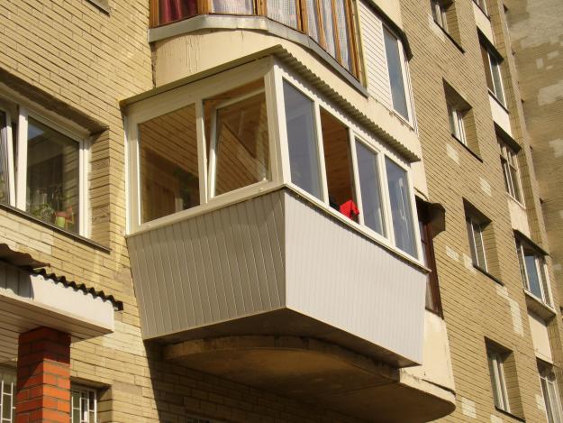 увеличение площади балкона